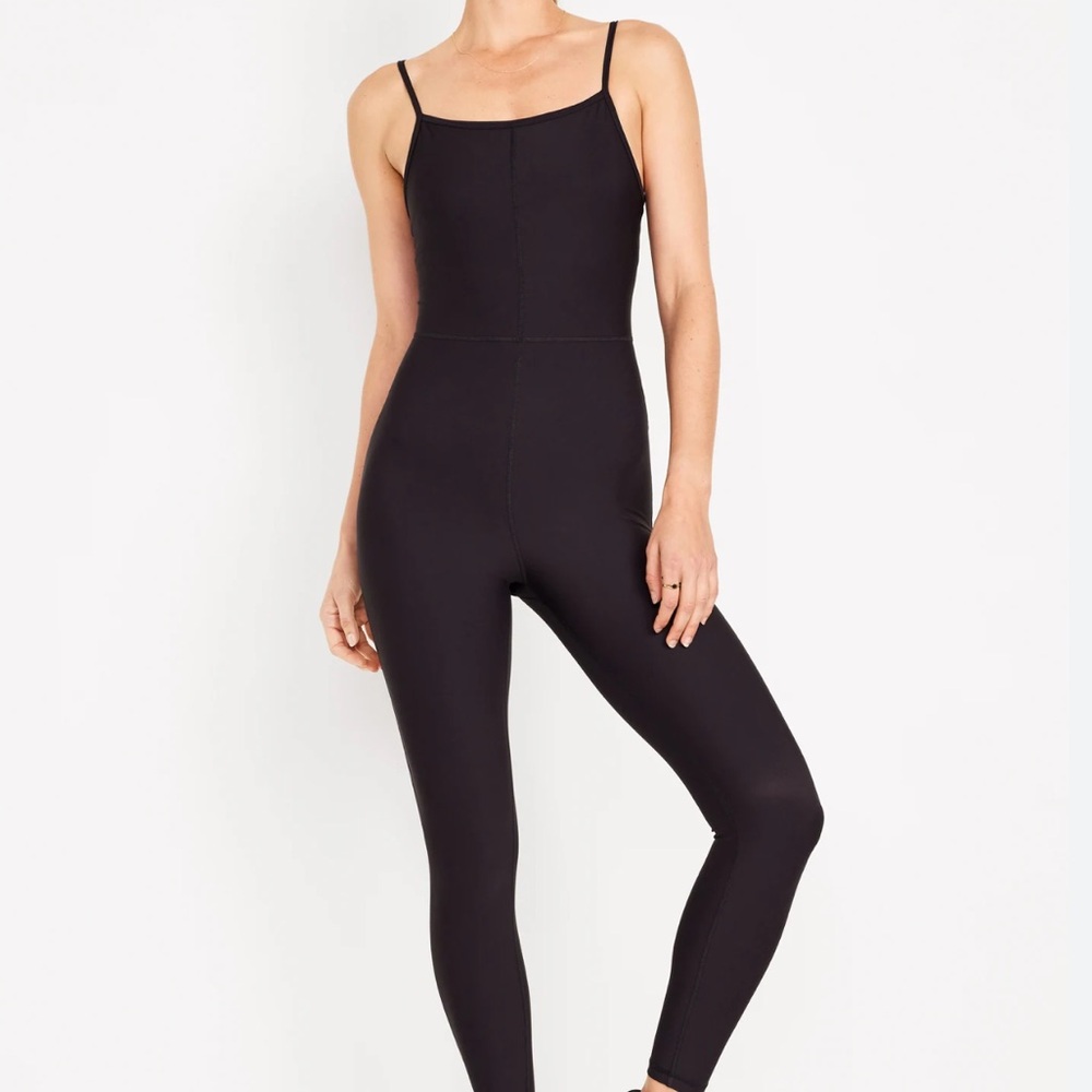 PowerSoft Ribbed 7/8 Cami Bodysuit - Picture 4 of 5